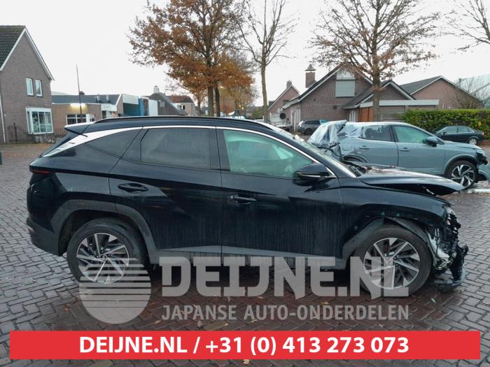 Hyundai Tucson 1.6 T-GDI Sloopvoertuig (2021, Zwart)