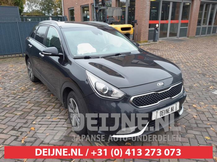 Kia Niro I 1.6 GDI Hybrid Skadat fordon (2017, ZWART)