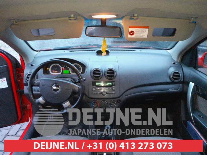 Chevrolet Aveo 1.4 16V LS Samochód złomowany (2009, Czerwony)