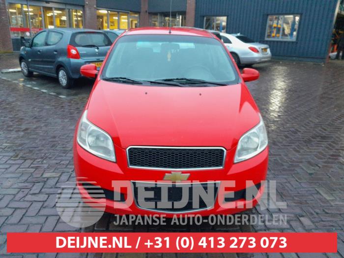 Chevrolet Aveo 1.4 16V LS Samochód złomowany (2009, Czerwony)