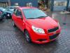 Chevrolet Aveo 1.4 16V LS Samochód złomowany (2009, Czerwony)