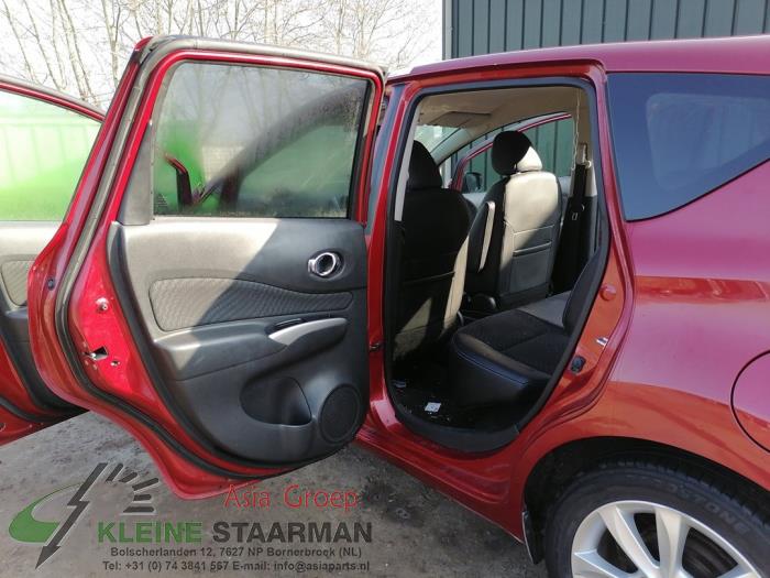 Nissan Note 1.2 DIG-S 98 Sloopvoertuig (2015, Donker, Rood)