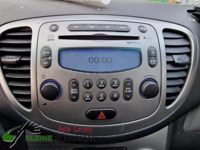 Hyundai i10 1.2i 16V Sloopvoertuig (2011, Zwart)