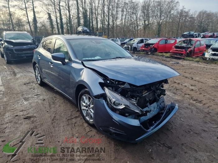 Mazda 3 1.5 Skyactiv-G 100 16V Sloopvoertuig (2014, Blauw)