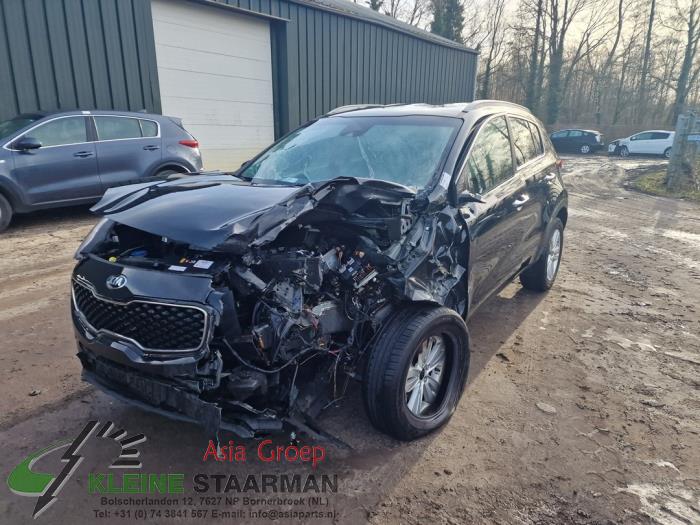 Kia Sportage 1.6 GDI 16V 4x2 Sloopvoertuig (2016, Zwart)