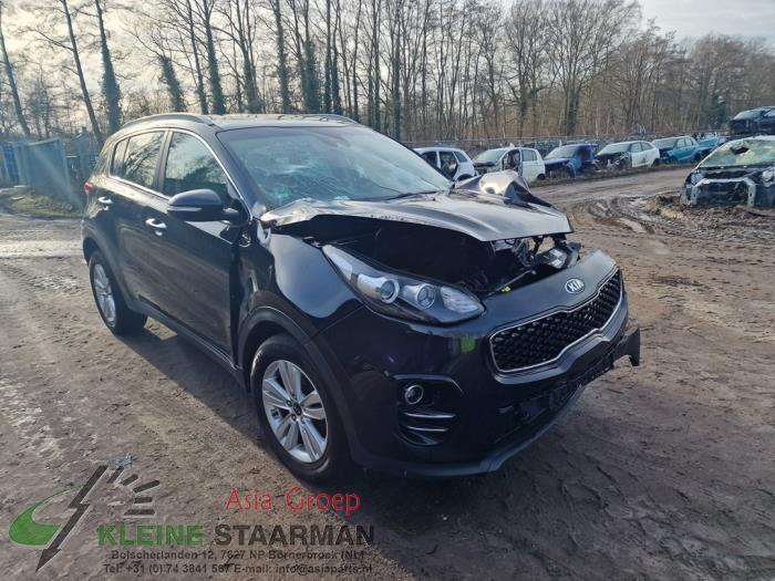 Kia Sportage 1.6 GDI 16V 4x2 Sloopvoertuig (2016, Zwart)