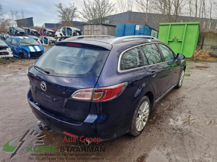 Mazda 6 SportBreak 2.0i 16V S-VT Samochód złomowany (2009, Niebieski)