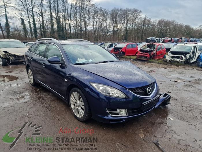 Mazda 6 SportBreak 2.0i 16V S-VT Samochód złomowany (2009, Niebieski)