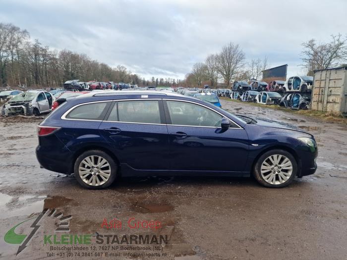 Mazda 6 SportBreak 2.0i 16V S-VT Samochód złomowany (2009, Niebieski)