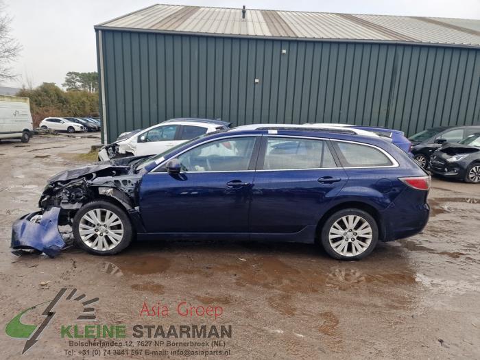 Mazda 6 SportBreak 2.0i 16V S-VT Samochód złomowany (2009, Niebieski)