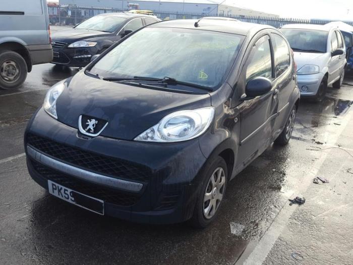 Peugeot 107 1.0 12V Sloopvoertuig (2010, Zwart)