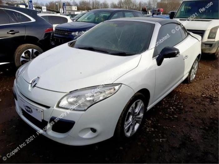 Renault Megane III CC 1.4 16V TCe 130 Skrotfordon (2011, WIT)