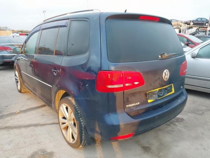 Volkswagen Touran 1.4 16V TSI 140 Sloopvoertuig (2011, Blauw)