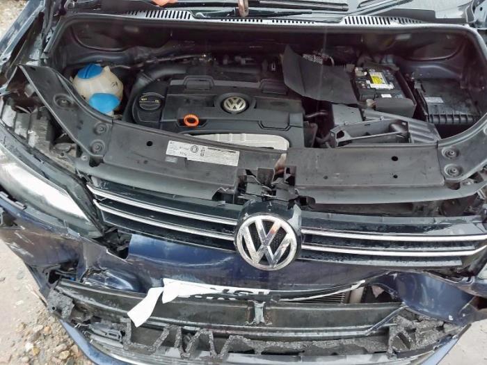Volkswagen Touran 1.4 16V TSI 140 Sloopvoertuig (2011, Blauw)