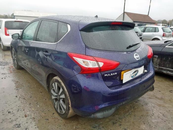 Nissan Pulsar 1.2 DIG-T 16V Samochód złomowany (2016, Niebieski)