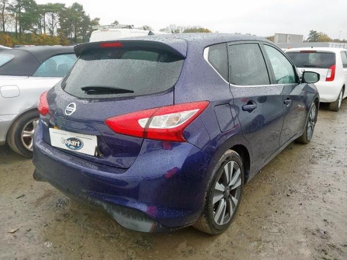 Nissan Pulsar 1.2 DIG-T 16V Samochód złomowany (2016, Niebieski)