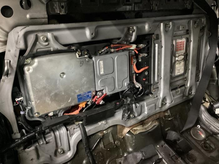 Honda Civic 1.3 Hybrid Samochód złomowany (2010, Czarny)