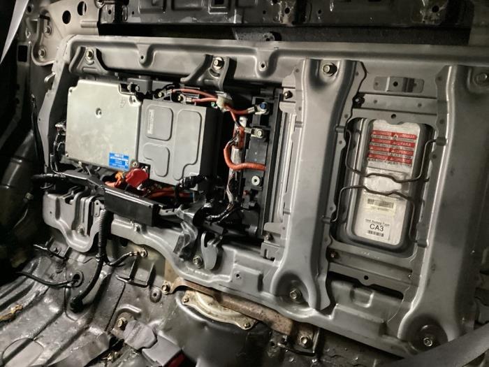 Honda Civic 1.3 Hybrid Samochód złomowany (2010, Czarny)