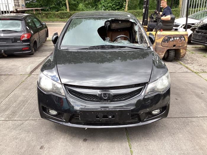 Honda Civic 1.3 Hybrid Samochód złomowany (2010, Czarny)