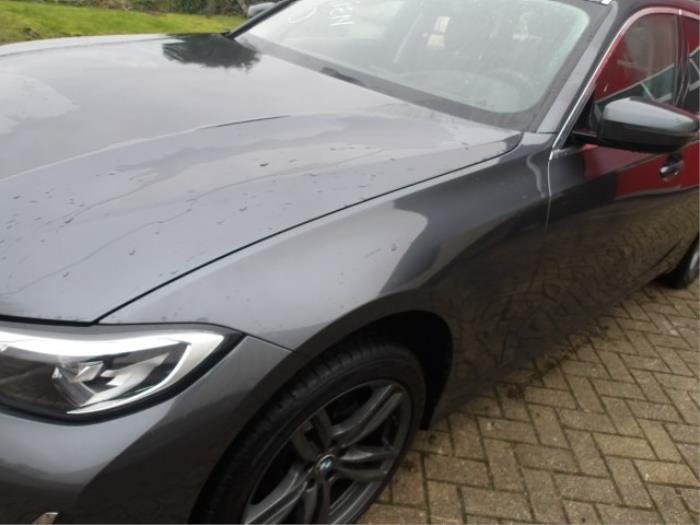 BMW 3 serie Touring 320i 2.0 TwinPower Turbo 16V Skrotfordon (2019, GRIJS METALLIC GRIJS)