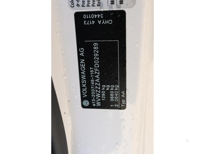 Volkswagen Up! 1.0 12V 60 Sloopvoertuig (2014, Wit)