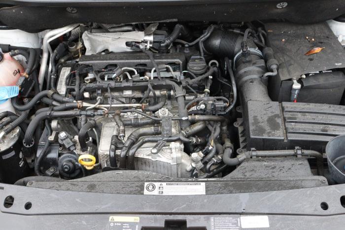 Volkswagen Caddy IV 2.0 TDI 75 Skrotfordon (2018, WIT)