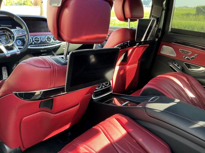 Mercedes S AMG 4.0 S-63 L AMG V8 Turbo 4-Matic+ Skrotfordon (2018, DIAMANTWIT)