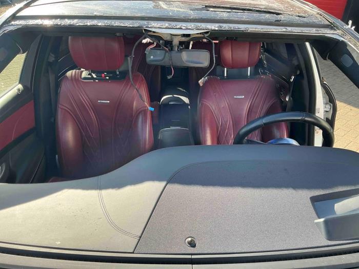 Mercedes S AMG 4.0 S-63 L AMG V8 Turbo 4-Matic+ Skrotfordon (2018, DIAMANTWIT)