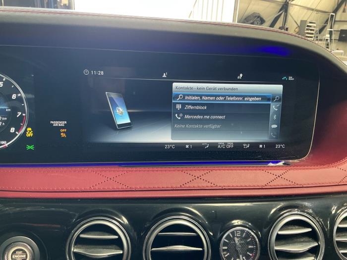 Mercedes S AMG 4.0 S-63 L AMG V8 Turbo 4-Matic+ Skrotfordon (2018, DIAMANTWIT)