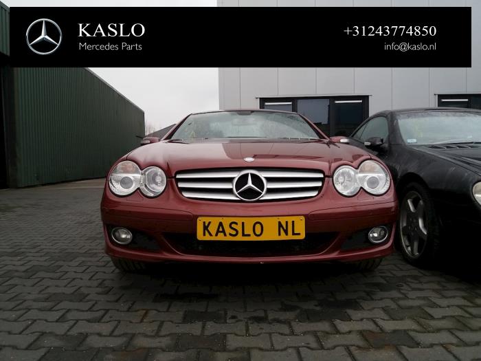 Mercedes SL 3.5 SL-350 V6 24V Sloopvoertuig (2007, Metallic, Rood)