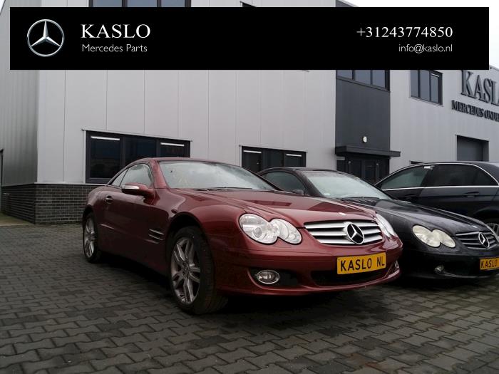 Mercedes SL 3.5 SL-350 V6 24V Sloopvoertuig (2007, Metallic, Rood)