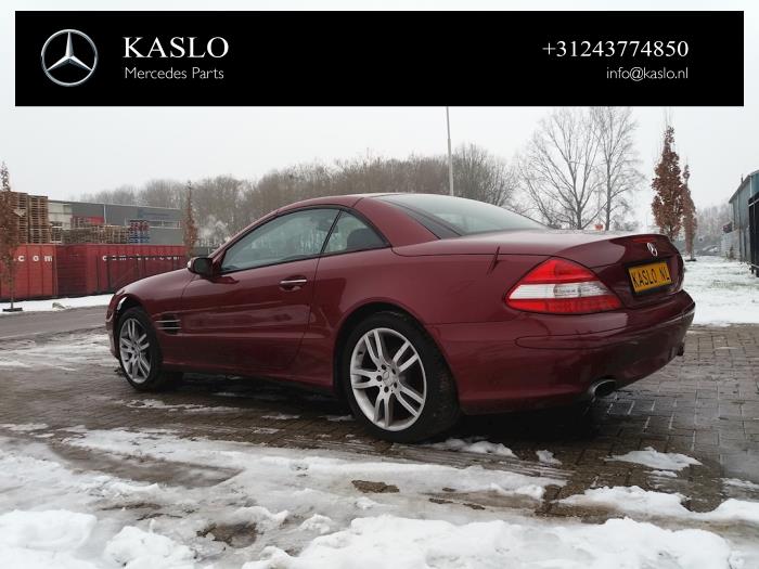 Mercedes SL 3.5 SL-350 V6 24V Sloopvoertuig (2007, Metallic, Rood)