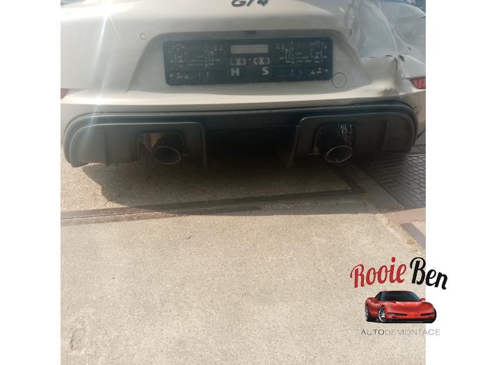 Porsche 718 Cayman 4.0 GT4 Skrotfordon (2020, GRIJS)