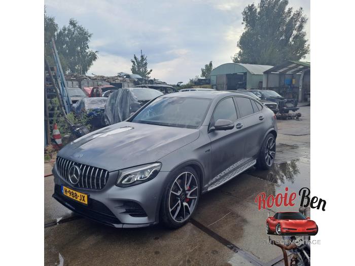Mercedes GLC Coupé AMG 3.0 43 AMG V6 Turbo 4-Matic Skrotfordon (2019, GRIJS)