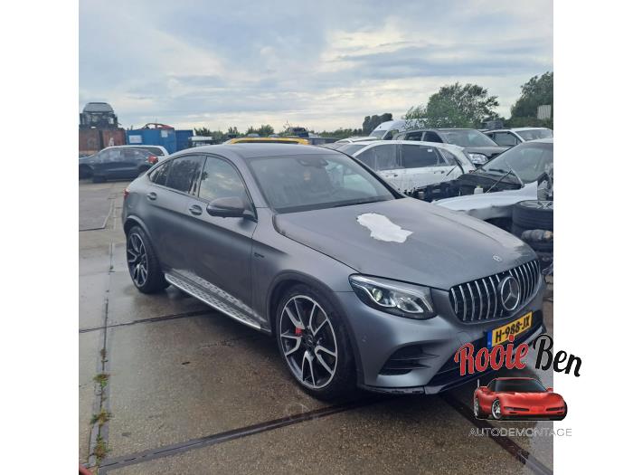Mercedes GLC Coupé AMG 3.0 43 AMG V6 Turbo 4-Matic Skrotfordon (2019, GRIJS)