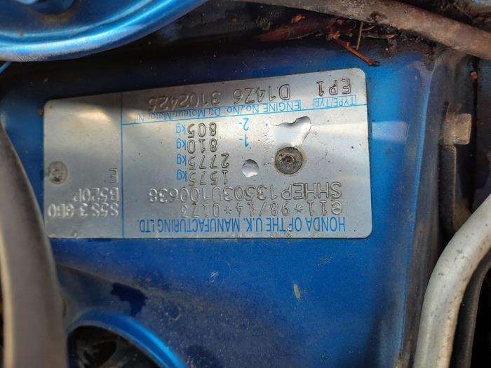 Honda Civic 1.4 16V Sloopvoertuig (2003, Blauw)