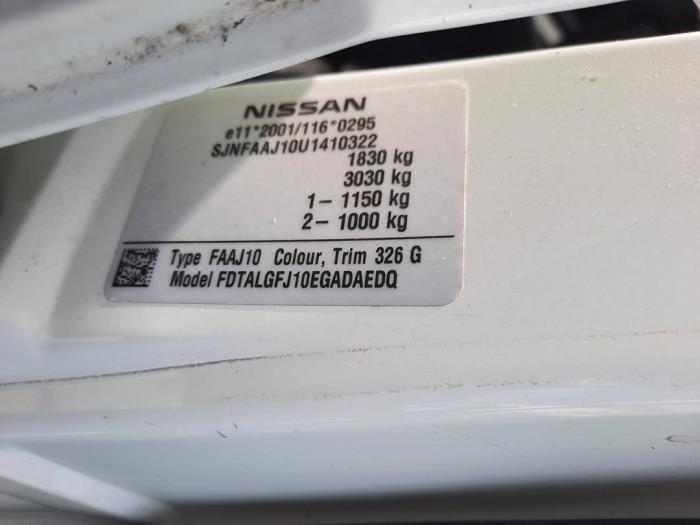 Nissan Qashqai 1.6 16V Skrotfordon (2009, WIT 326)