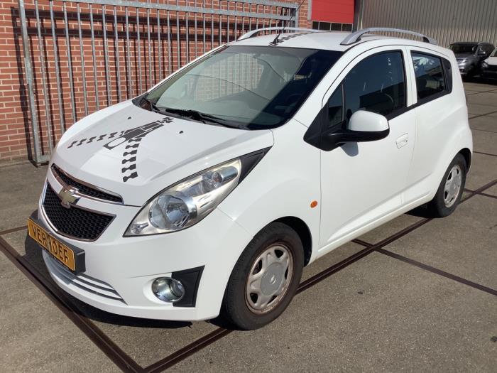 Chevrolet Spark 1.0 16V Bifuel Sloopvoertuig (2011, Wit)