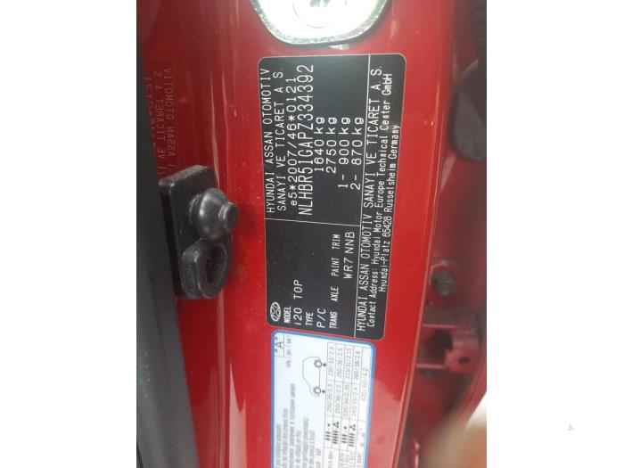 Hyundai i20 1.0 T-GDI 100 Mild Hybrid 48V 12V Skrotfordon (2023, ROOD)