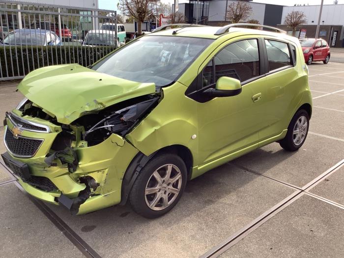Chevrolet Spark 1.2 16V Skrotfordon (2012, GROEN)