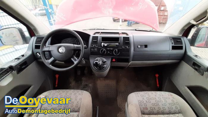 Volkswagen Transporter T5 1.9 TDi Sloopvoertuig (2008, Rood)