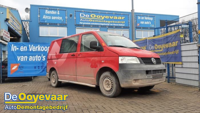 Volkswagen Transporter T5 1.9 TDi Sloopvoertuig (2008, Rood)