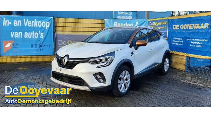 Renault Captur II 1.3 TCE 130 16V Samochód złomowany (2021, Metalik, Bialy, Pomaranczowy)