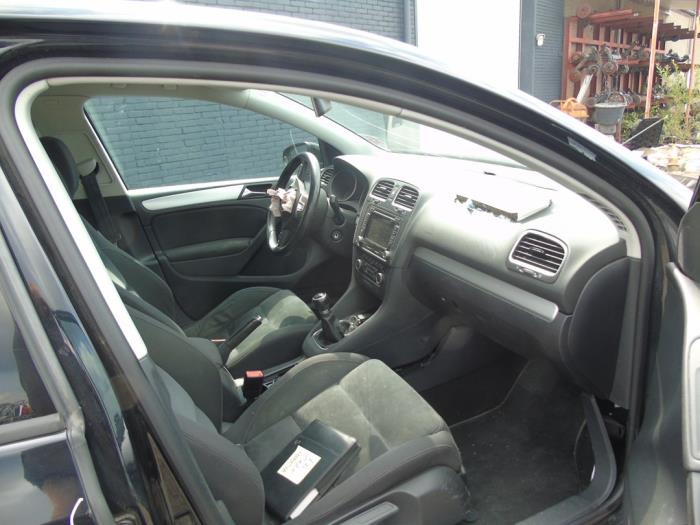 Volkswagen Golf VI 2.0 TDI 16V Sloopvoertuig (2011, Zwart)