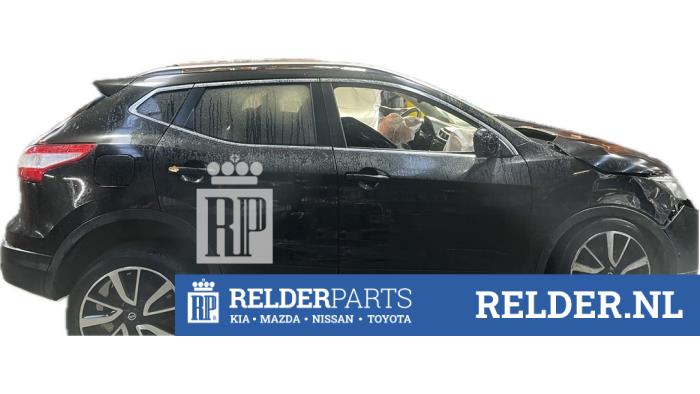 Nissan Qashqai 1.6 DIG-T 163 16V Sloopvoertuig (2017, Zwart)