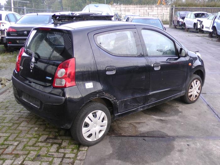 Nissan Pixo 1.0 12V Sloopvoertuig (2009, Zwart)