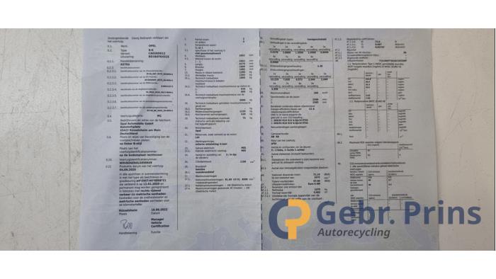 Opel Astra K 1.2 Turbo 12V Sloopvoertuig (2020, Metallic, Zilver)