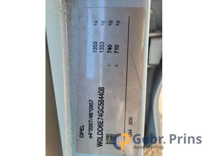 Opel Karl 1.0 12V Sloopvoertuig (2016, Blauw)