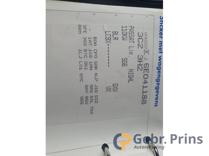 Volkswagen Passat 2.0 FSI 16V Sloopvoertuig (2005, Zwart)