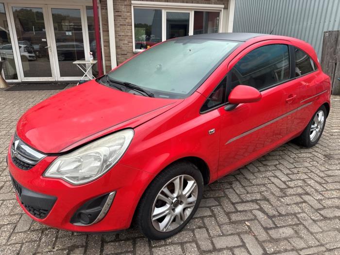 Opel Corsa D 1.2 16V LPG Sloopvoertuig (2011, Rood)